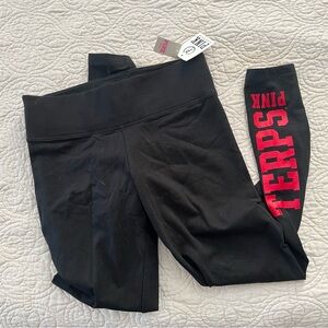 NWT Victorias Secret Maryland Terps Leggings